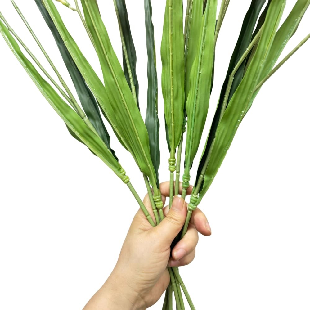 4pcs Freesias Flowers Artificial with Long Stem,24″Real Touch Dendrobium Plan…
