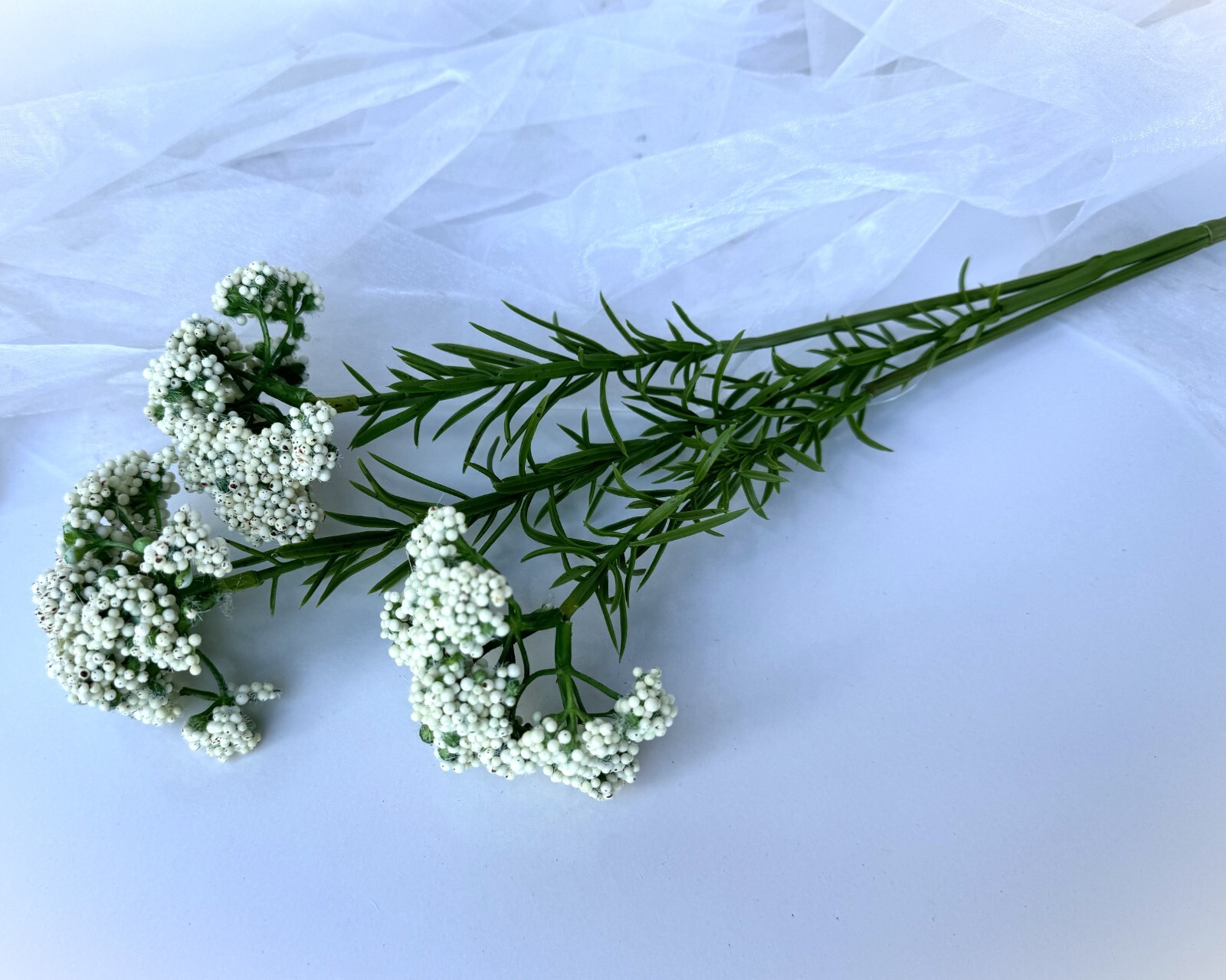 Australian Native Flowers Rice Flower Pink White Sago bush Faux Silk Stems x 1