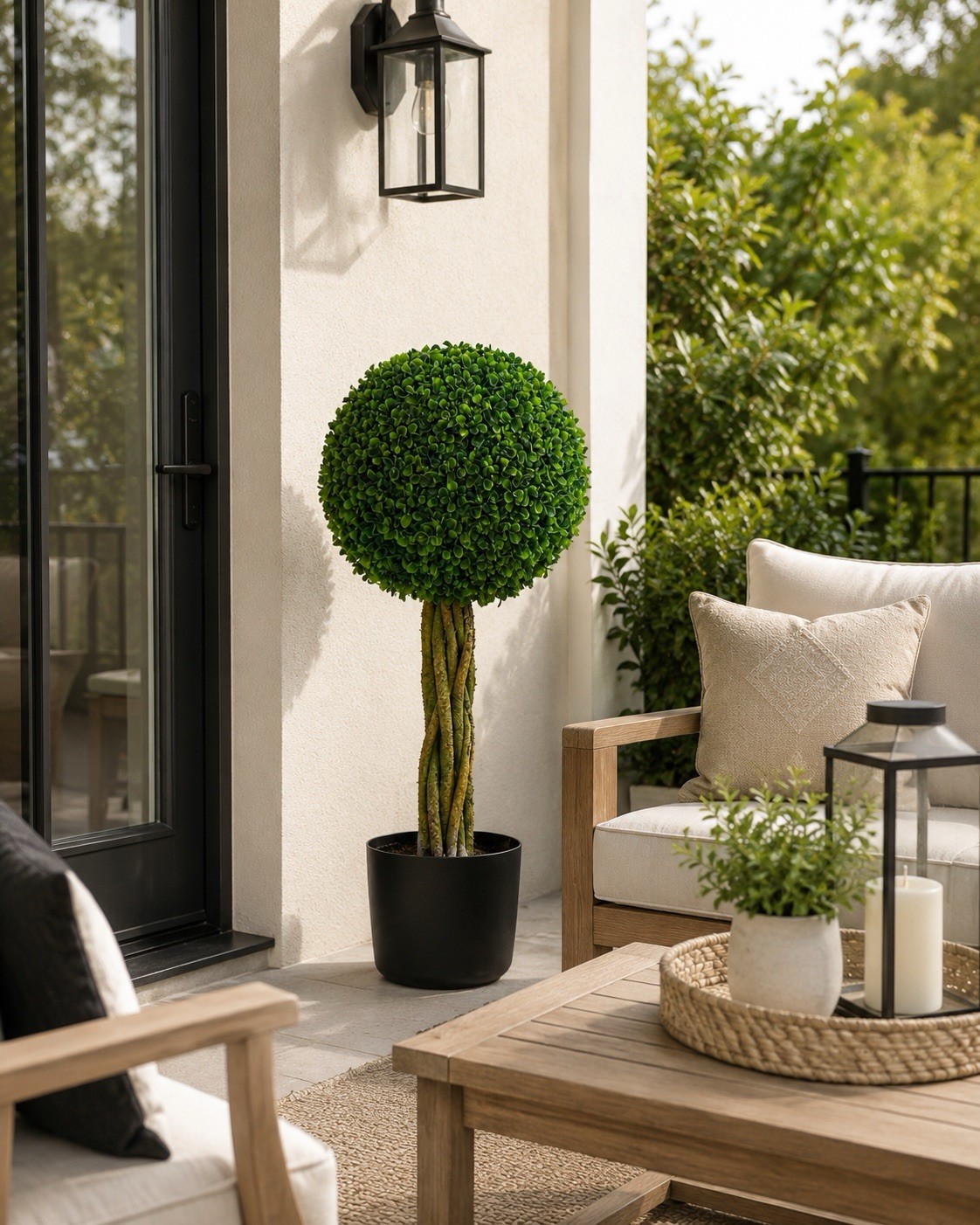 2′ Boxwood Topiary Ball Artificial Tree UV (Indoor/Outdoor). Retail $124