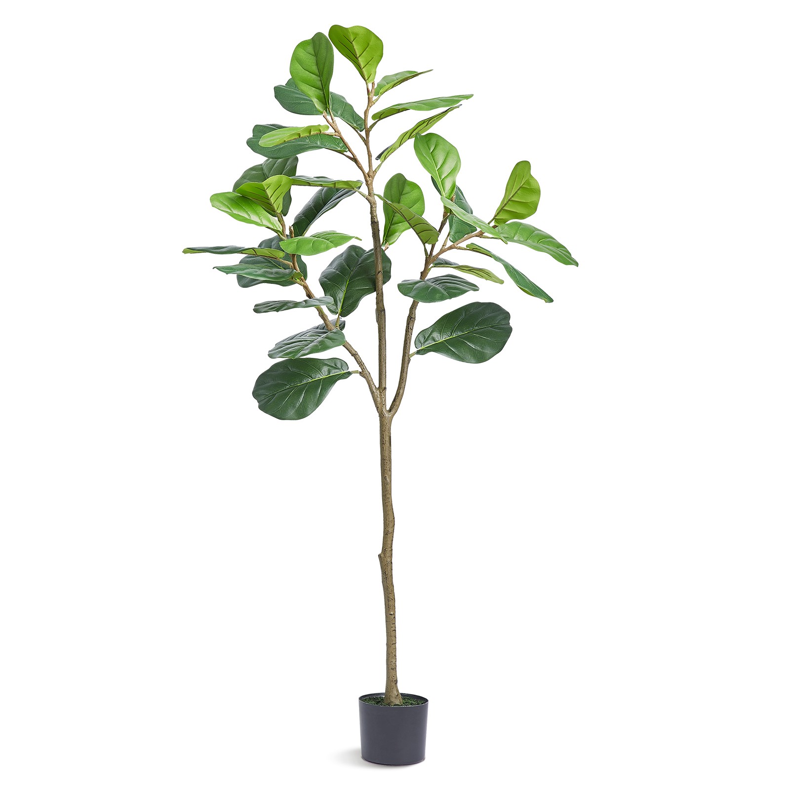 VEVOR 5 FT Artificial Fiddle Leaf Fig Tree Indoor Outdoor Office Corner Decor