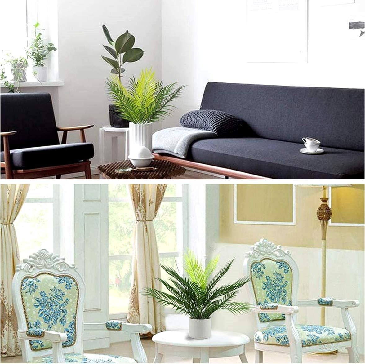 Elegant 20-Inch Artificial Palm Tree – UV Resistant Faux Tropical Plants, 2 Pack