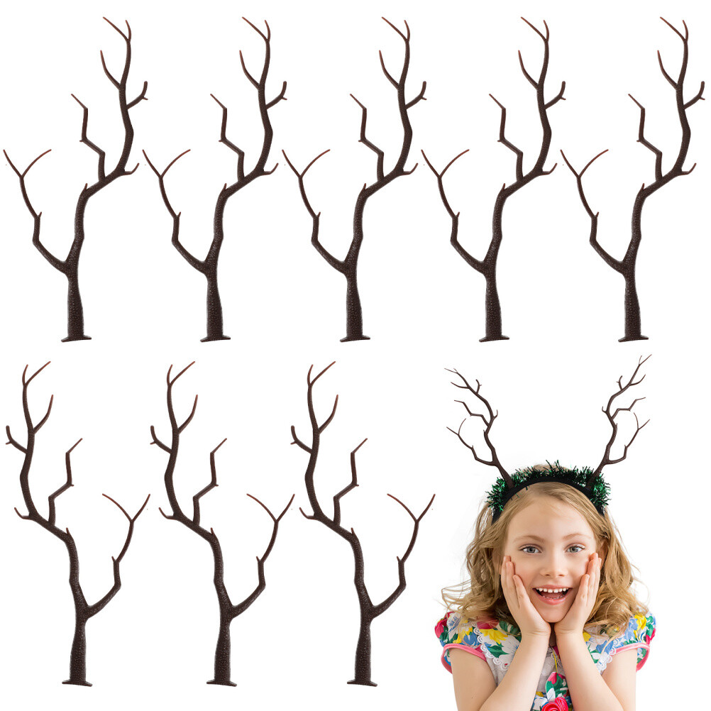10 Pcs Dry Branch Decor Christmas Embellishment Ornaments Office