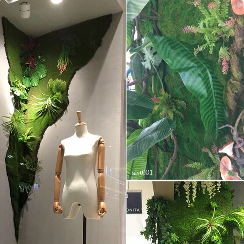 New Artificial Moss, Fake Green Plants, Room and Garden Decoration