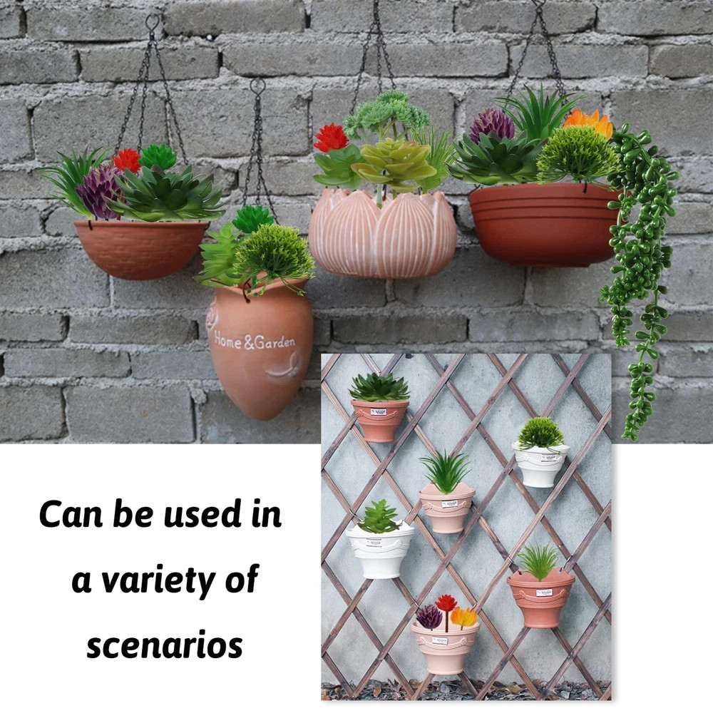 20 Pack Artificial Succulents Plants Unpotted Fake Succulents for Home Office