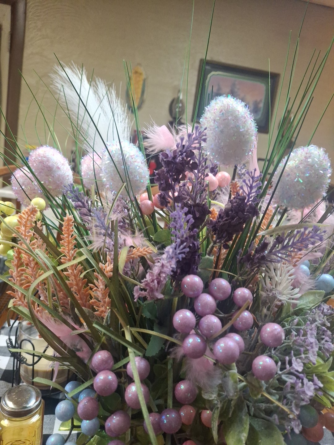 Easter Egg Flower Bouquet Spring Flowers NEW