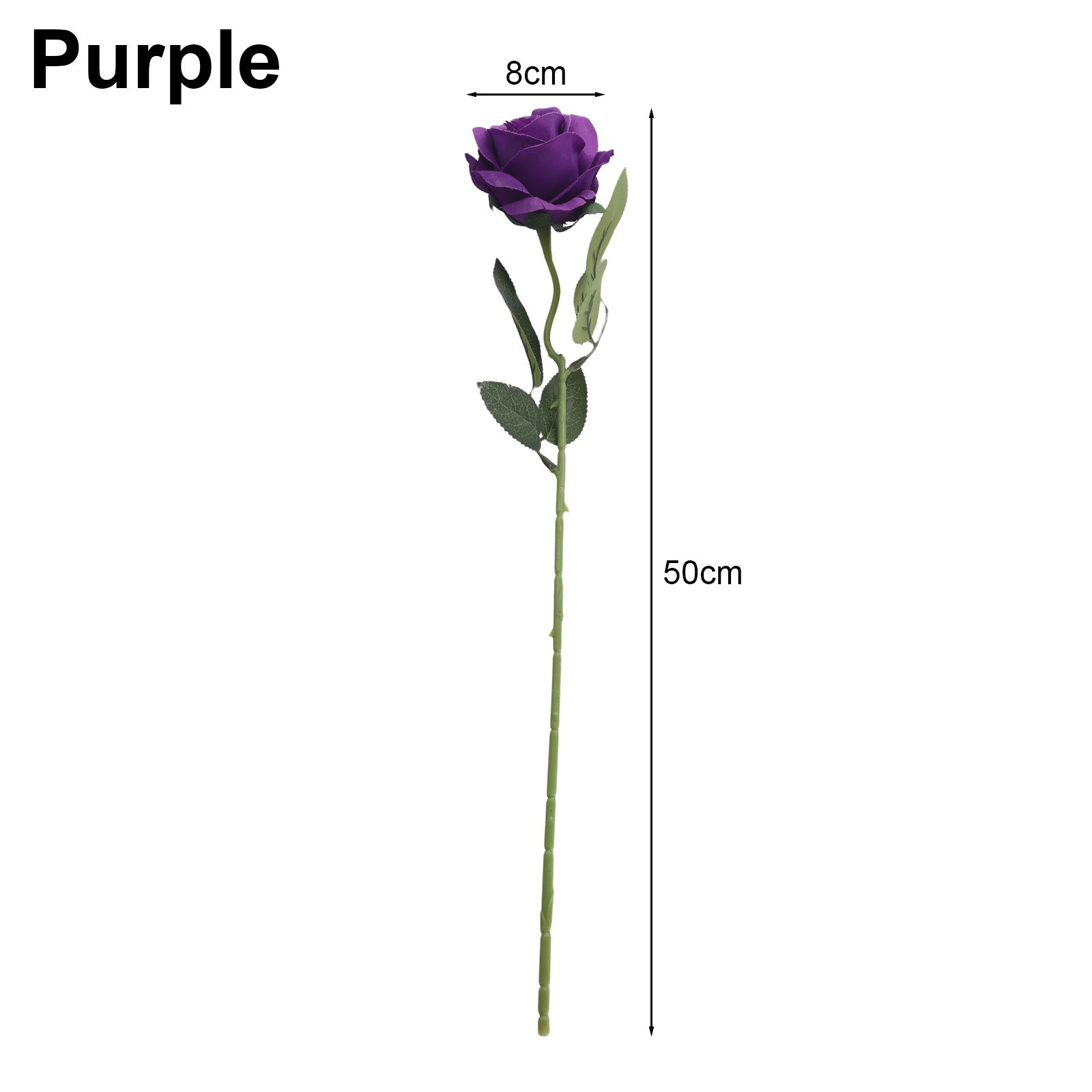 Stylish Single Rose Artificial Flower for Captivating Living Room Ambiance