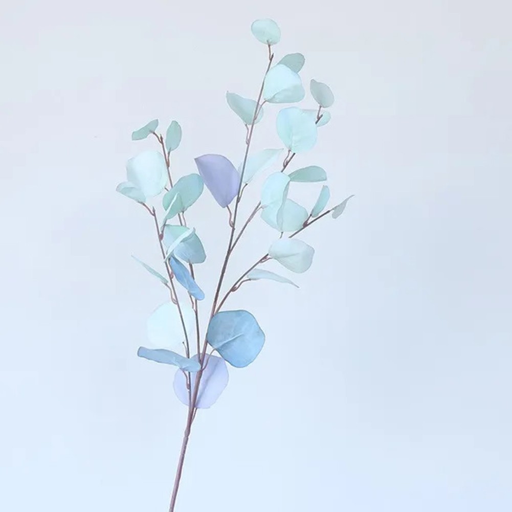 Eucalyptus Leaf Artificial Plants Wall MoneyFake Flowers Arrangement Accessories