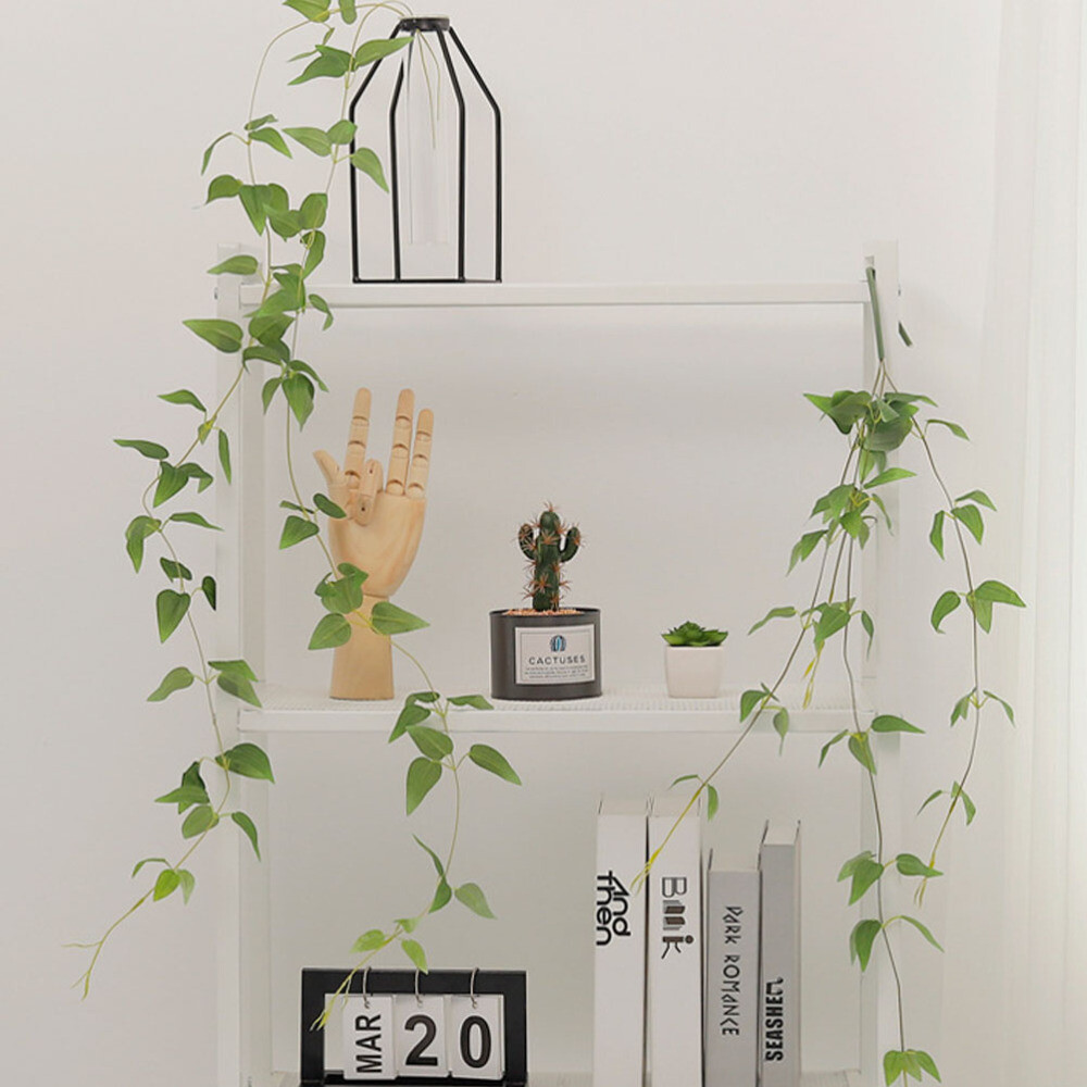 Green Artificial Clematis Rattan Adornment Simulated Plant for Home Decor