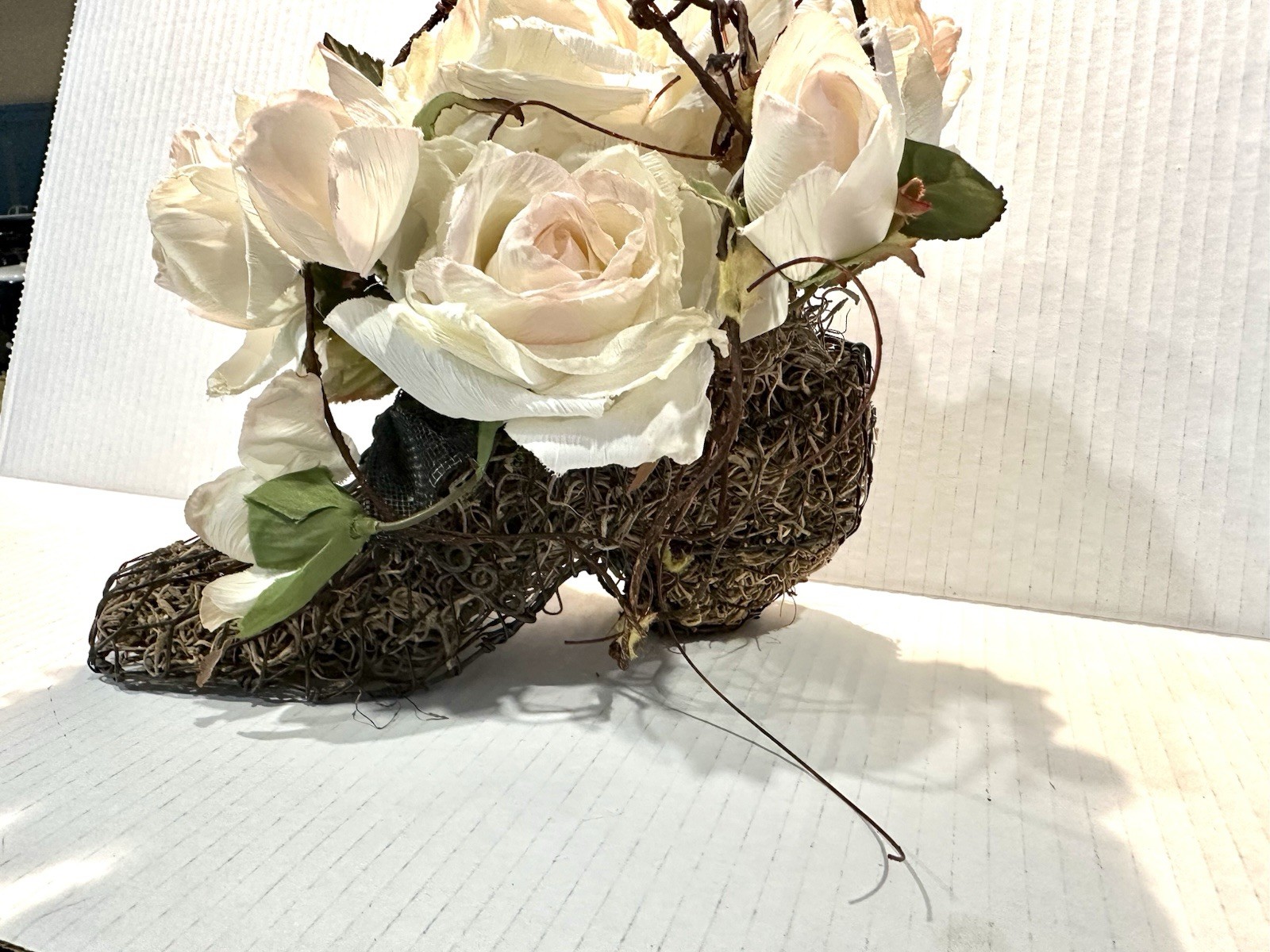 Stunning Victorian Style Topiary Pale Pink Floral Arrangement 9×10