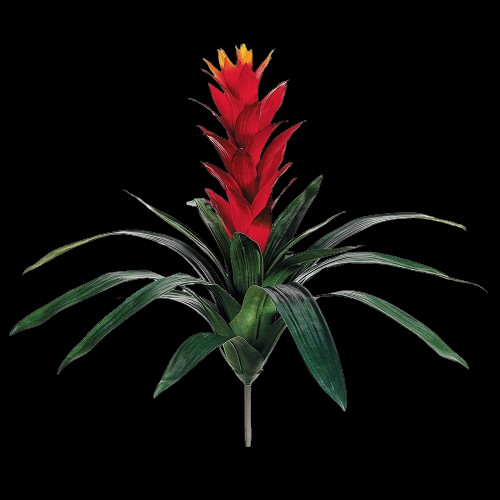 Artificial Bromeliad plant. silk flower floral arrangements