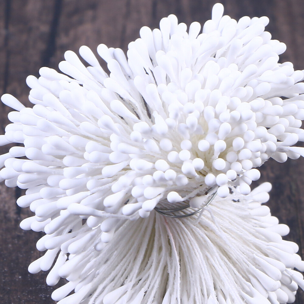400 Pcs/set Simulated Stamens Pearlized Flower Making Supplies Floral Buds