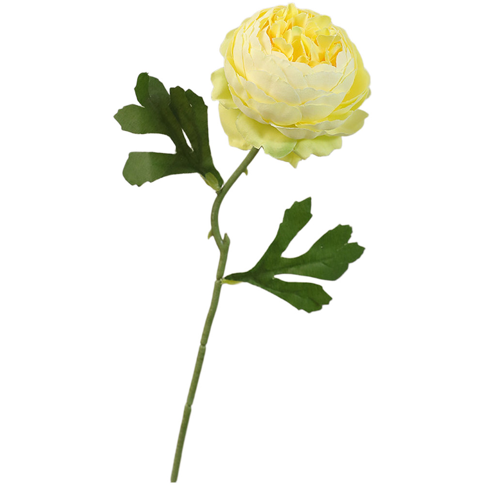 Artificial Peony Flower in Silk Fabric Single Stem for Modern Home Decor
