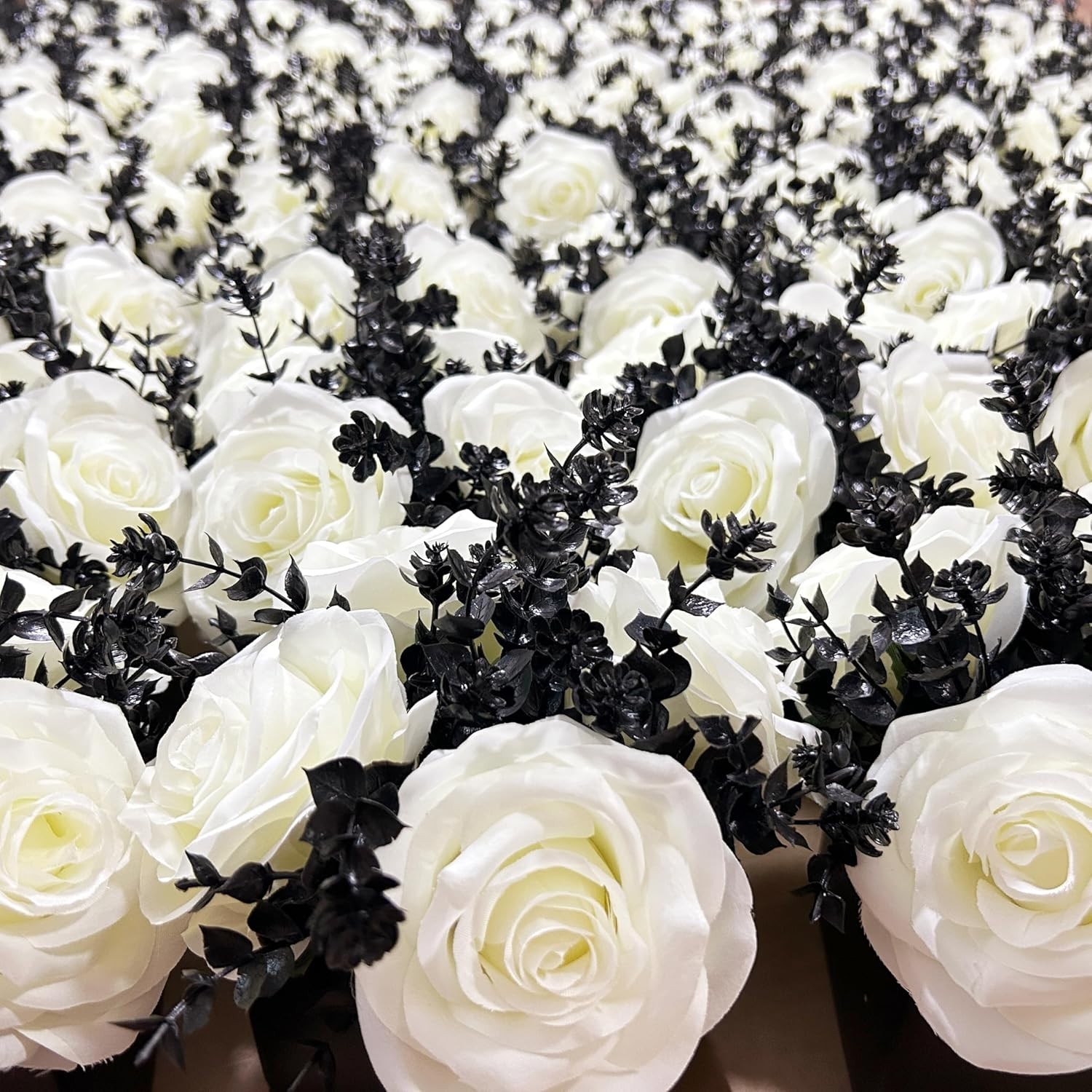 Artificial Flowers with Small Ceramic Vases, Roses in Vases Plastic Artificia…