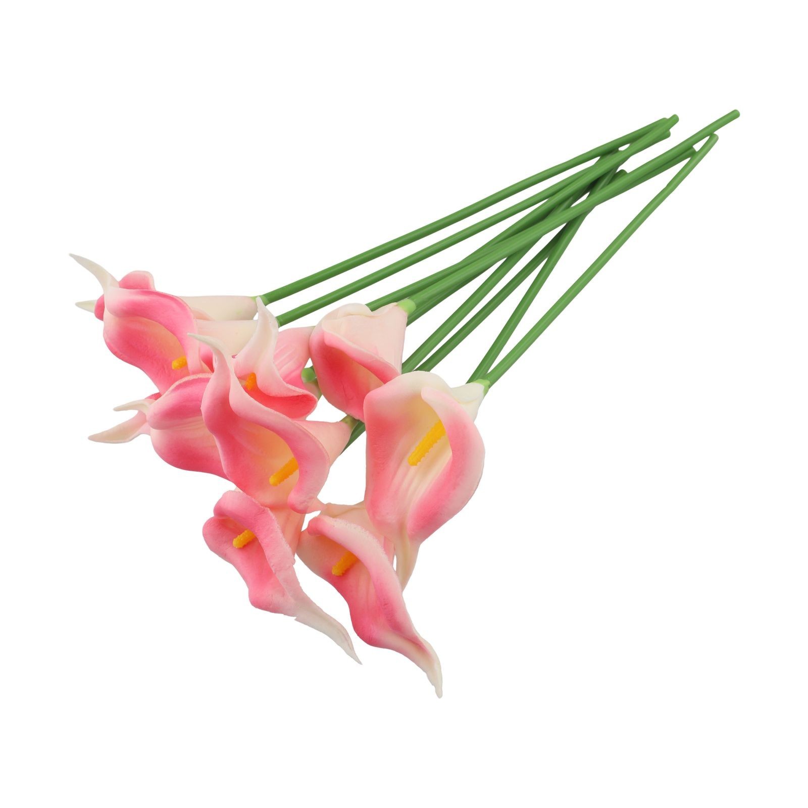 Colorful Calla Lily Artificial Flowers 10pcs for Modern Home Decoration