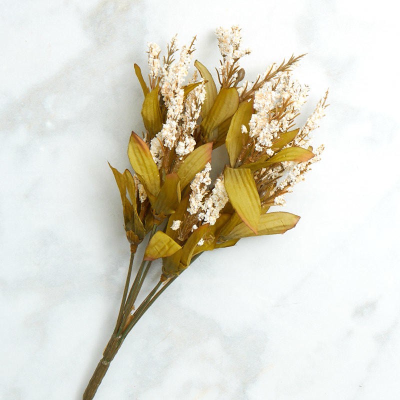 Factory Direct Craft Cream Artificial Salvia Floral Sprays | 3 Sprays