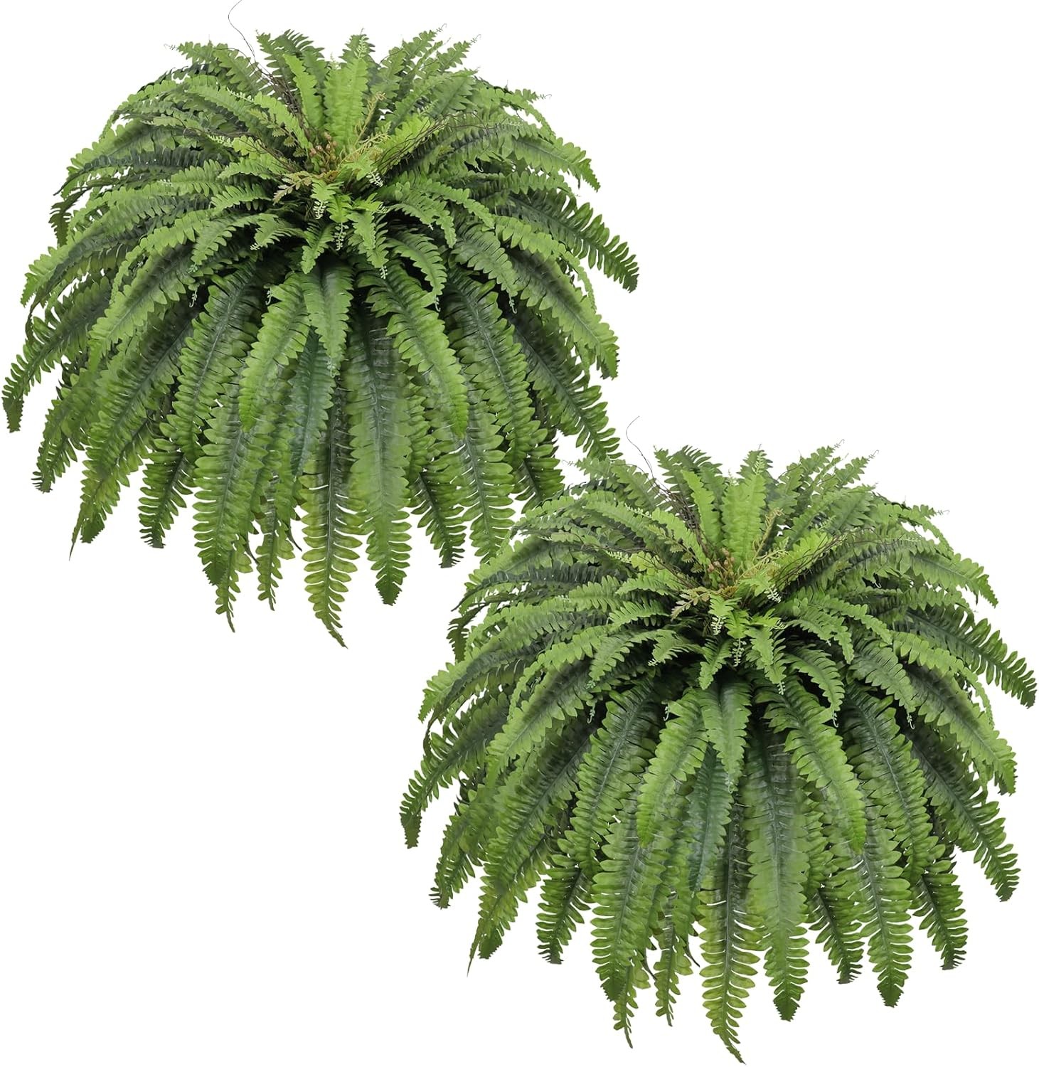 50″ Fake Ferns Artificial Plants Large 98 Fronds Artificial Ferns Outdoors &