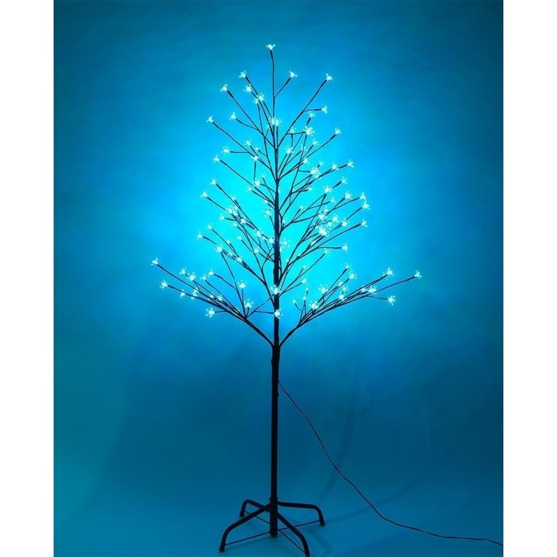 5ft Cherry Blossom Lighted Tree Color Changing Decor Indoor Outdoor Party New