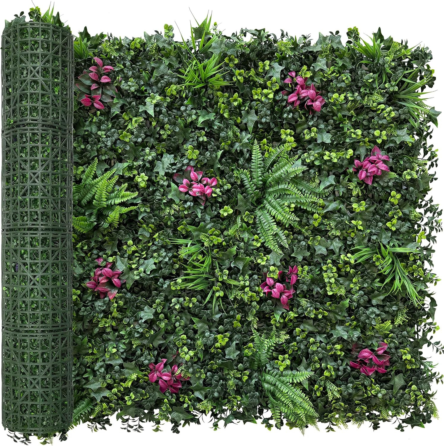 Artificial Hedge Panels Greenery Wall: 40”X120” Uv-Anti Grass Wall Backdrop Pr