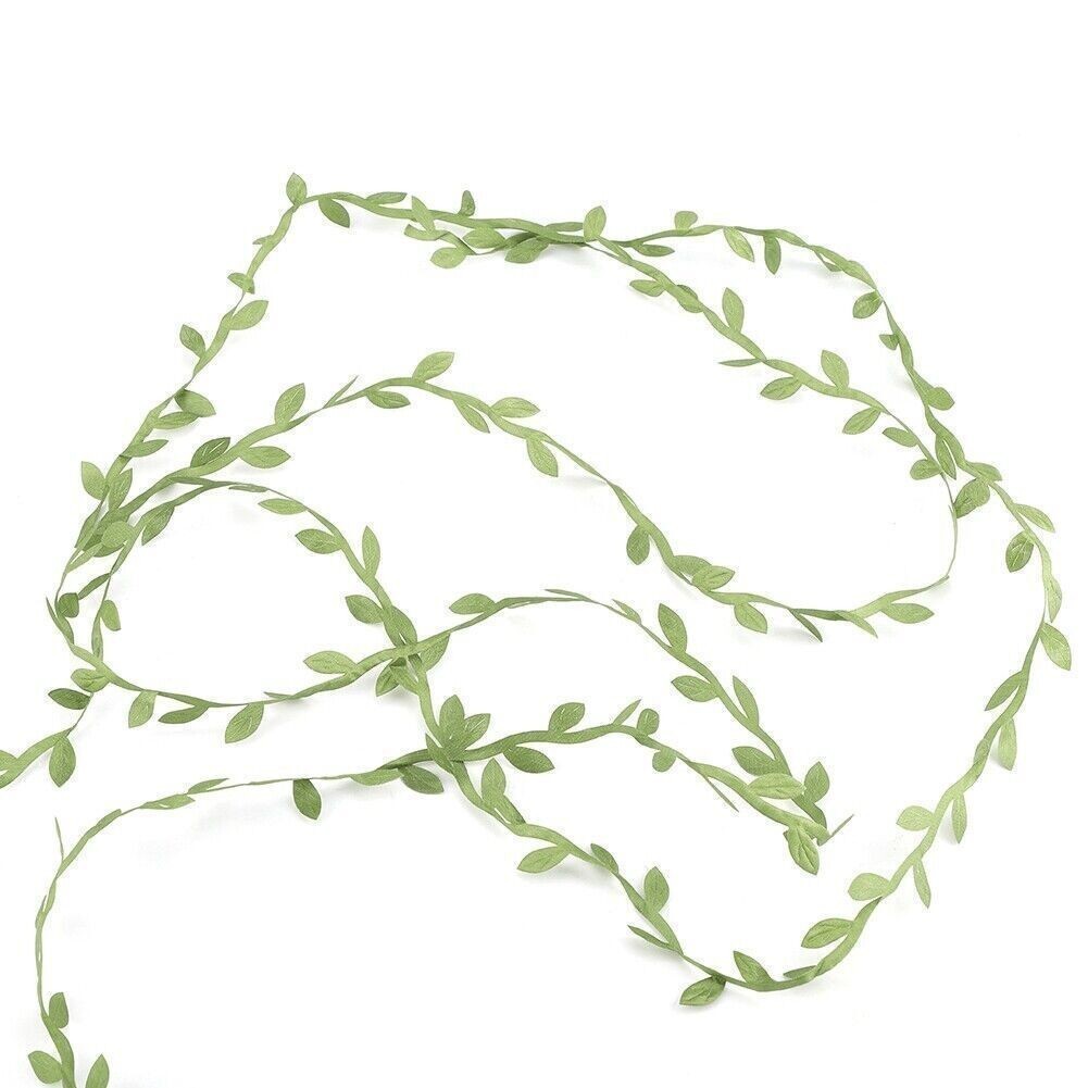 Green Leaves Leaf Trim Vine Wreath Party DIY Ornaments Wedding Party Home Decor