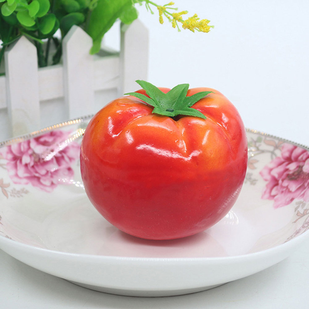 Simulated Tomato Models Lifelike Tomato Models Fake Tomato Figurines New