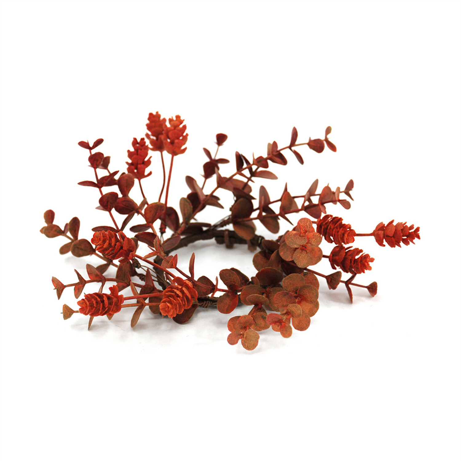 Orange Eucalyptus and Hops Small Candle / Napkin Ring 2.5″ Inner Diameter Fall
