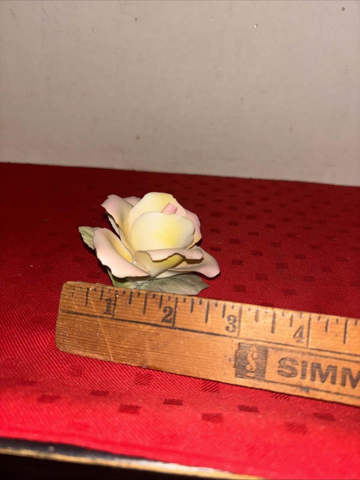 Napoleon Italy? Rose flower figurine bisque