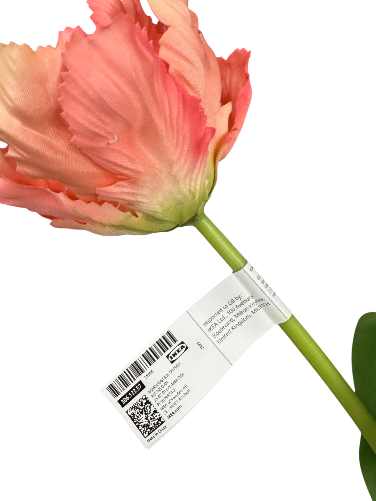 New IKEA SMYCKA Artificial Flower Tulip Assorted Colors (20 ½ “) 306.133.57