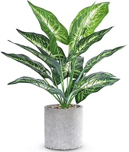Plantas Artificiales 16 Pulg Tropical Falsas Interior Escritorio Hogar Oficina