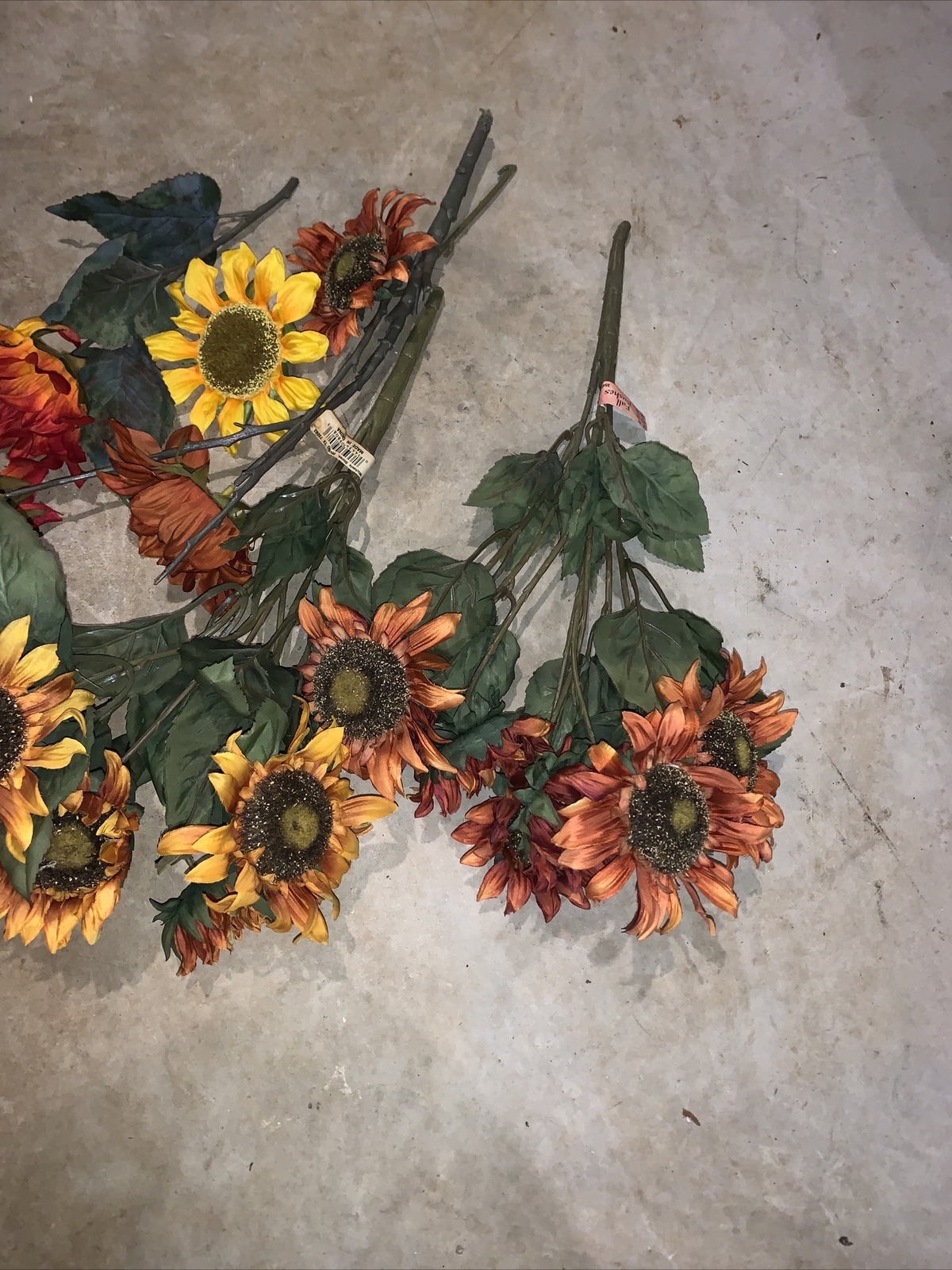 Assortment Long Vase Stem Sunflowers New Used Floral Flowers Lot ❤️tb5m