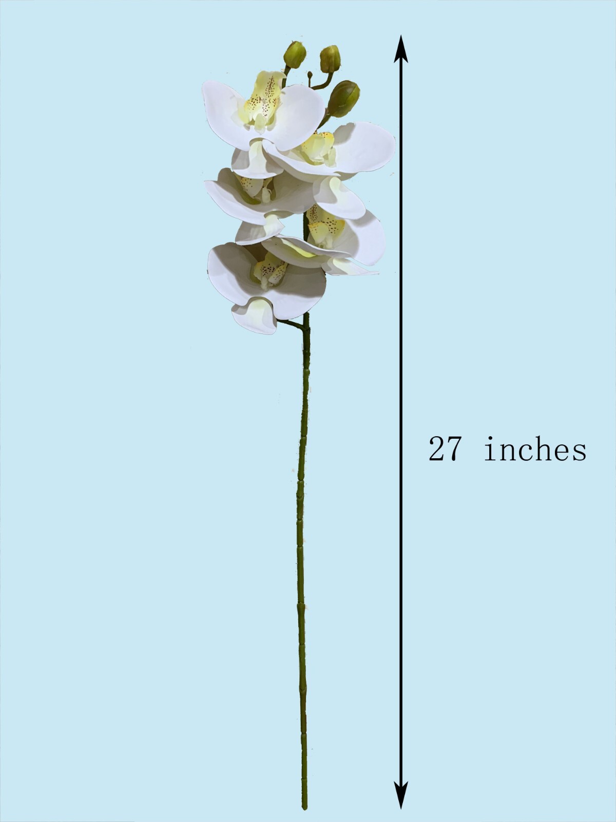 Artificial Orchids, Fake Phalaenopsis Stem, Real touch, For Home Office Party