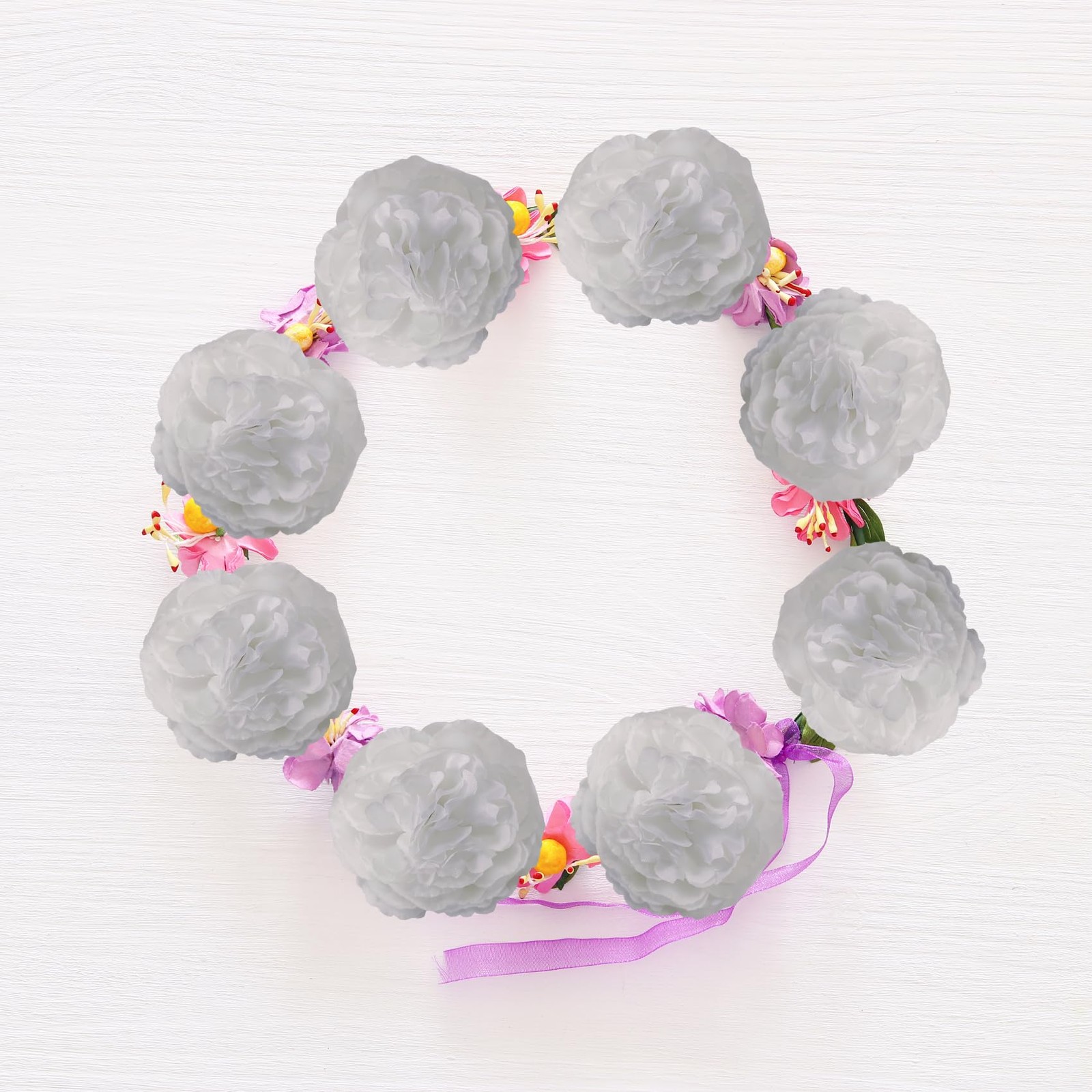 White Rose Heads Artificial Bulk,3.3” Artificial White Roses,40 Pcs Silk Ros…