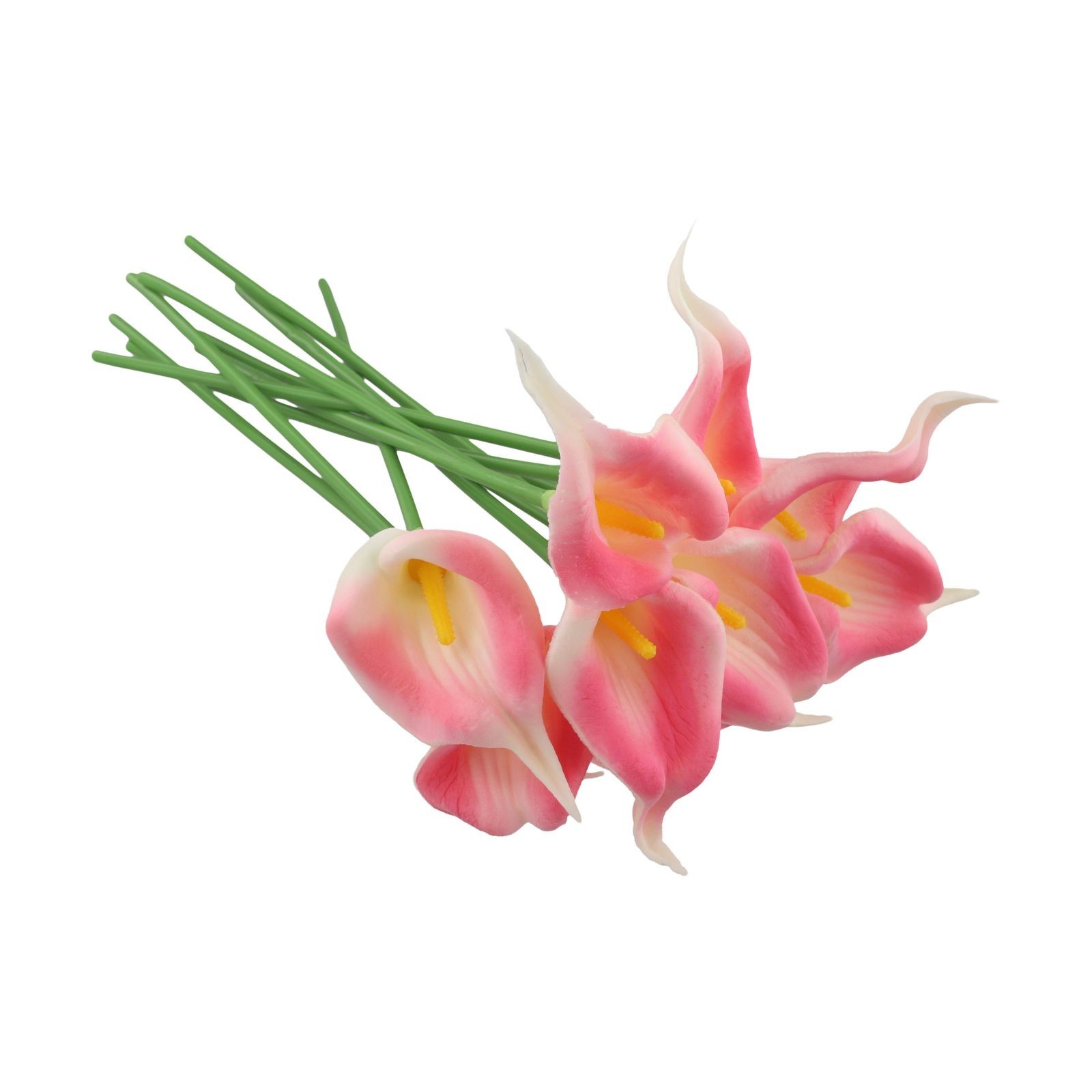 Colorful Calla Lily Artificial Flowers 10pcs for Modern Home Decoration