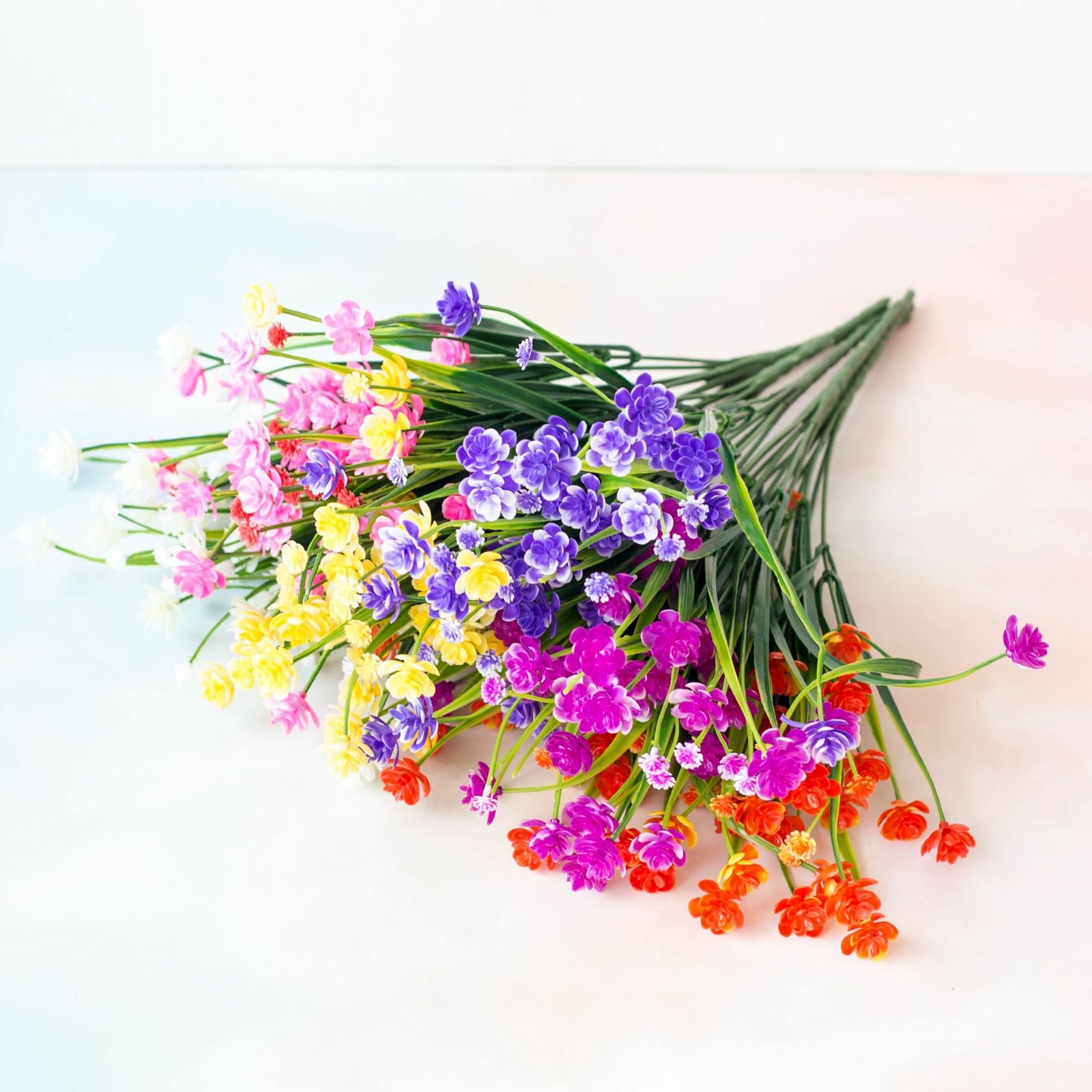 US Artificial Flowers Fake Plant Outdoor Floral Greenery Grass BUY 2 GET 2 FREE