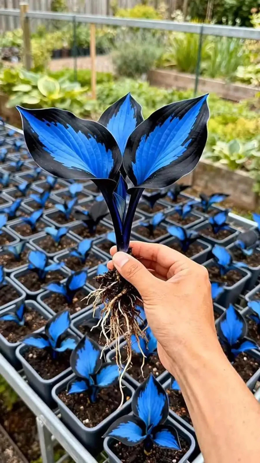 270 Rare Blue Heart Hosta Seeds – Shade Garden Foliage Plant