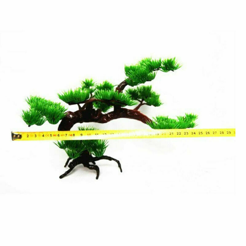 Bonsai Artificial Fake Quality Green Pine Tree Plant Home Garden Office Decor