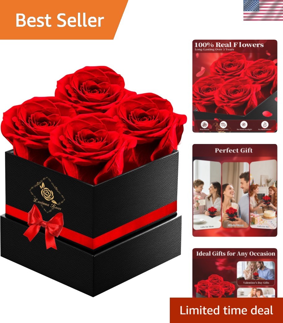 Gifts for Mom Birthday Gifts for Women Preserved Rose Forever Flower Eternal …