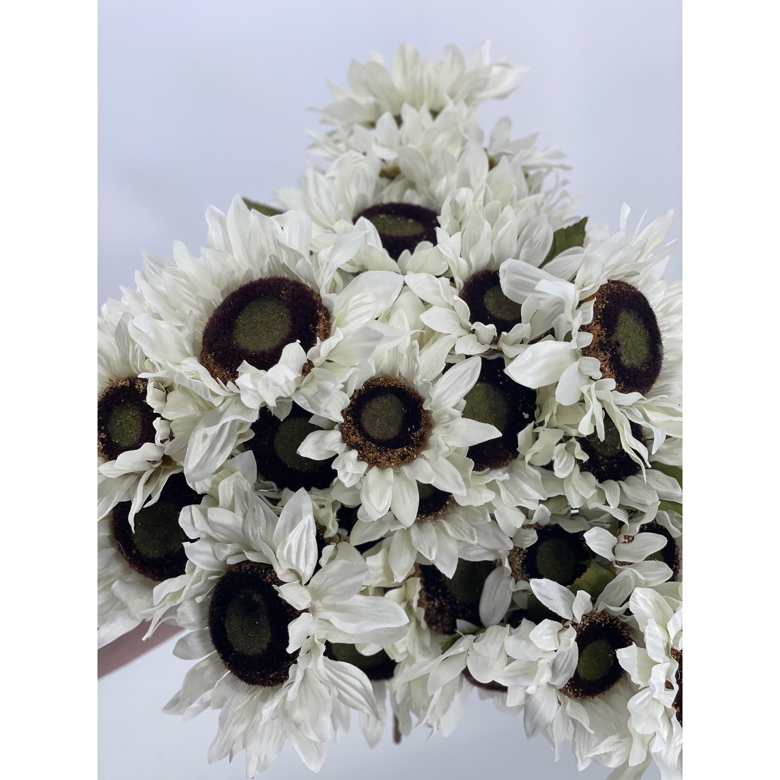 28 Ashland Artificial Flower Bundles White Sunflowers/Daisies Fall Decor NEW