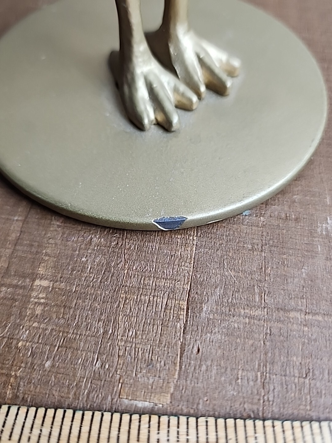 IKEA Markniva Decorative Brass Like Peacocks Figurine Gold