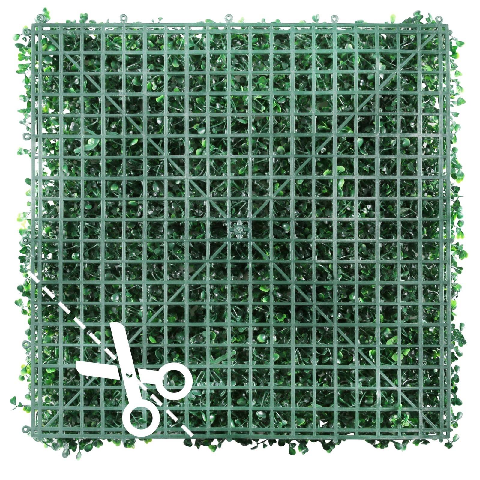 12 Pieces 20″x 20″ Artificial Boxwood Panels Topiary Hedge Plant Privacy Hedge