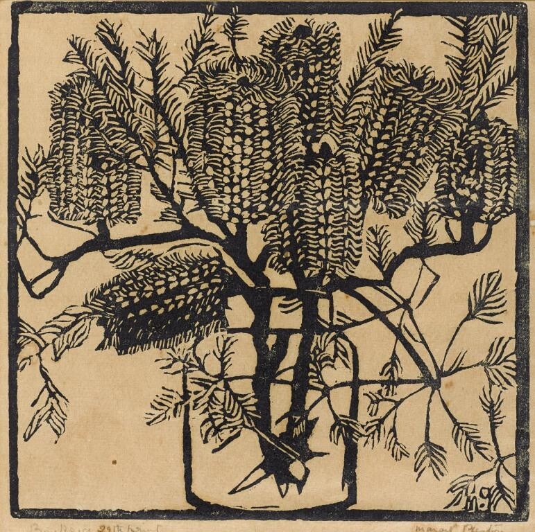 Banksia : Margaret Preston : 1925 : Art Print Suitable for Framing