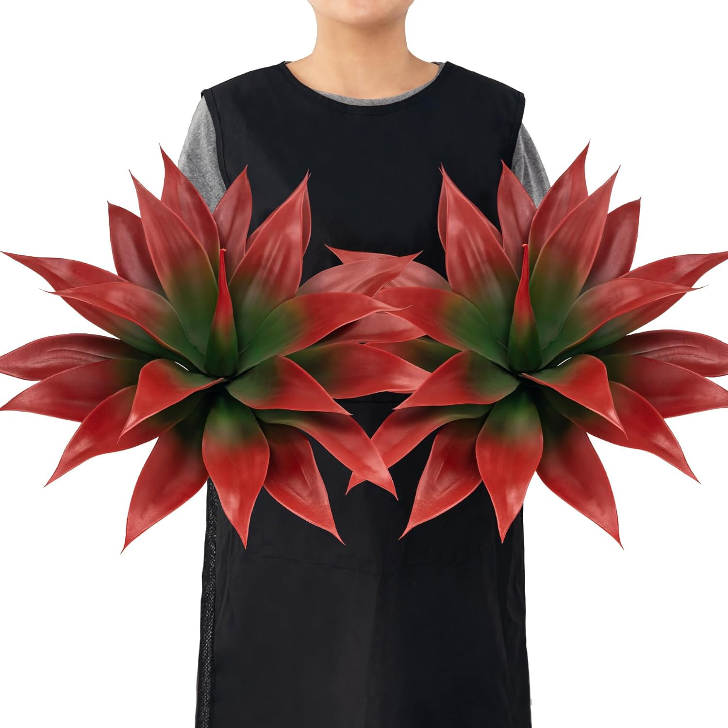 Artificial Agave Plants,Large UV Resistant Fake Agave Planters for Indoor and Ou