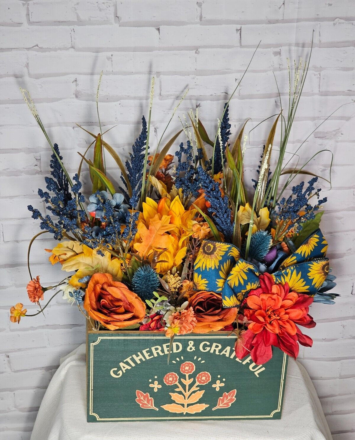 Gathered & Grateful Autumn Floral Arrangement