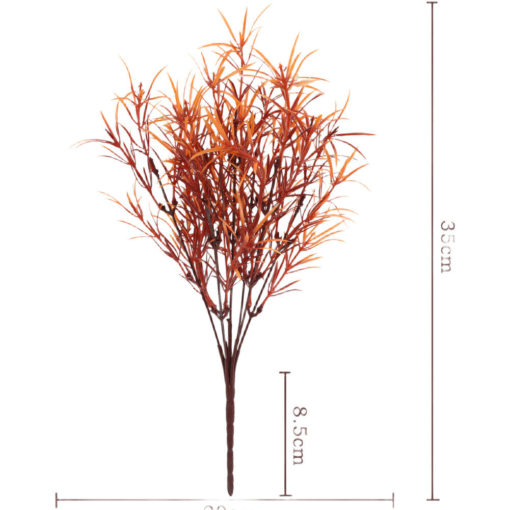 Autumn-Themed Plastic Greenery For fern Wall Decor Artificial for Wedding Props