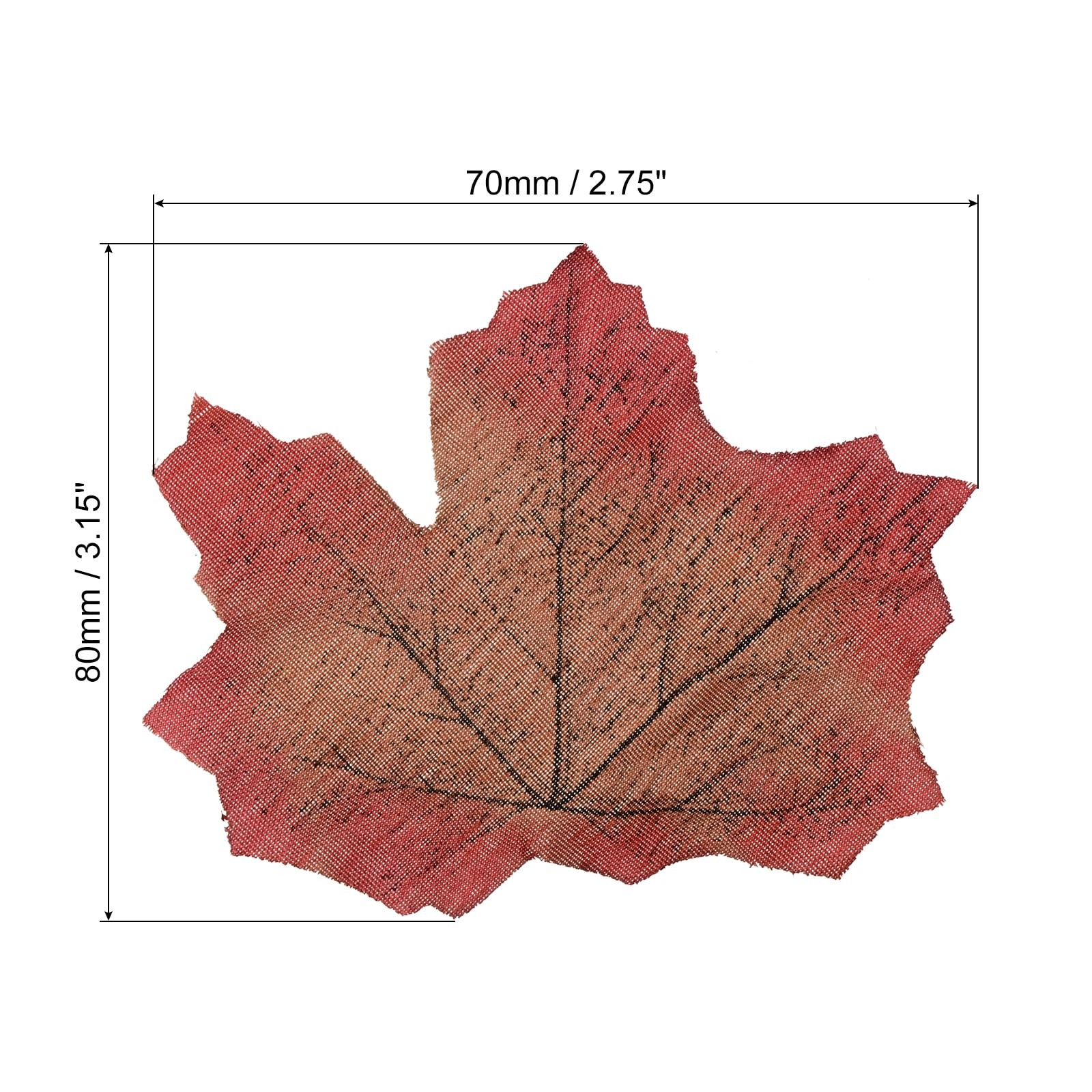 Artificial Leaves, 200 Pcs Mixed Fall Maple Autumn Fake Leaf for Wedding Part…