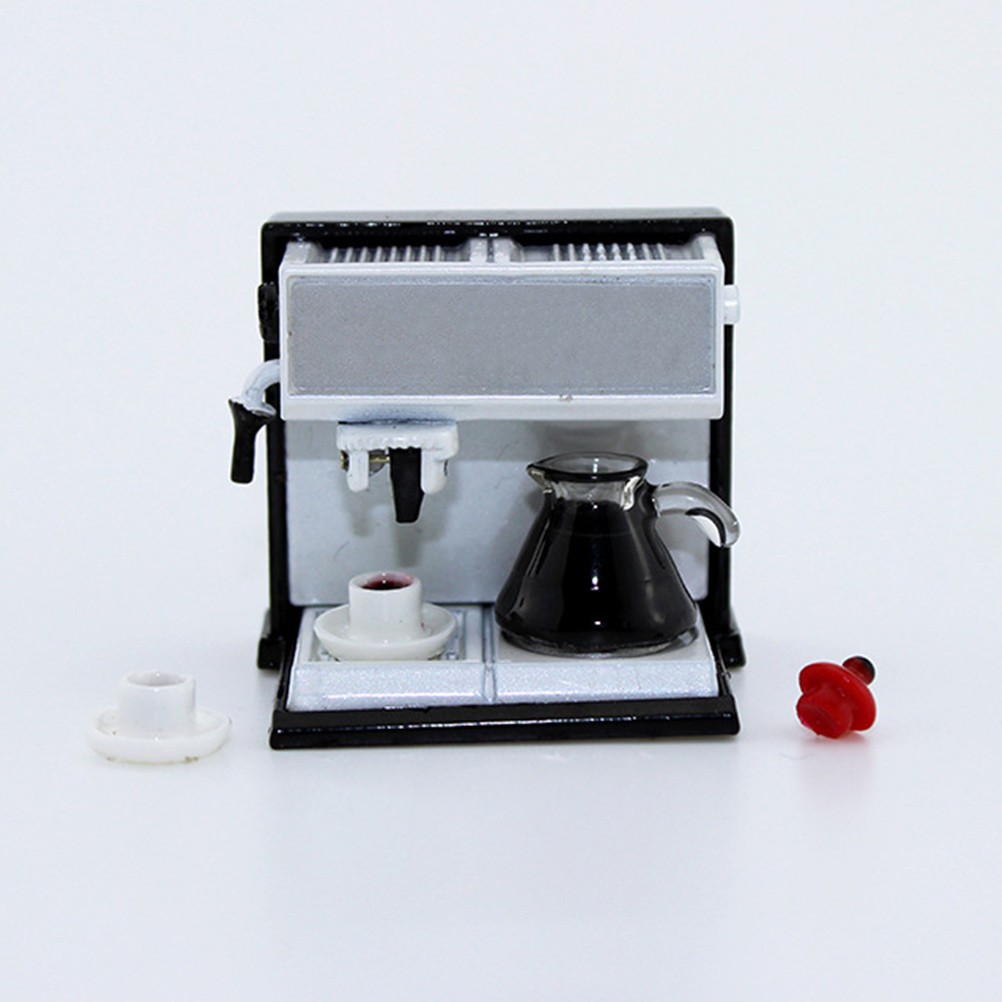 1 Set Miniature Coffee Pot Resin Decor Assorted Colors Mini House Accessory