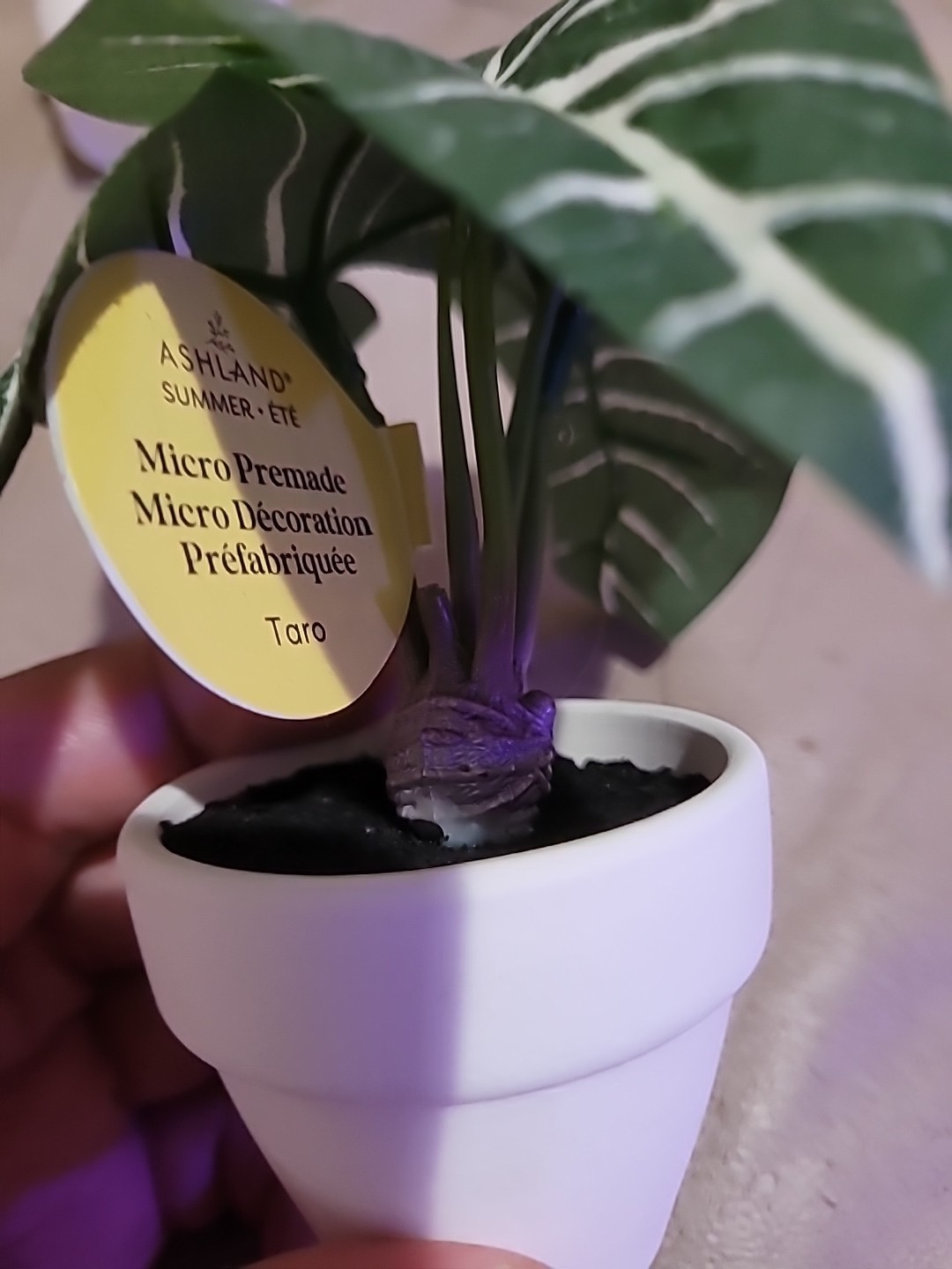 3 x Ashland Artificial Micro Plant Deco Spring Ceramic Potted 4″ H