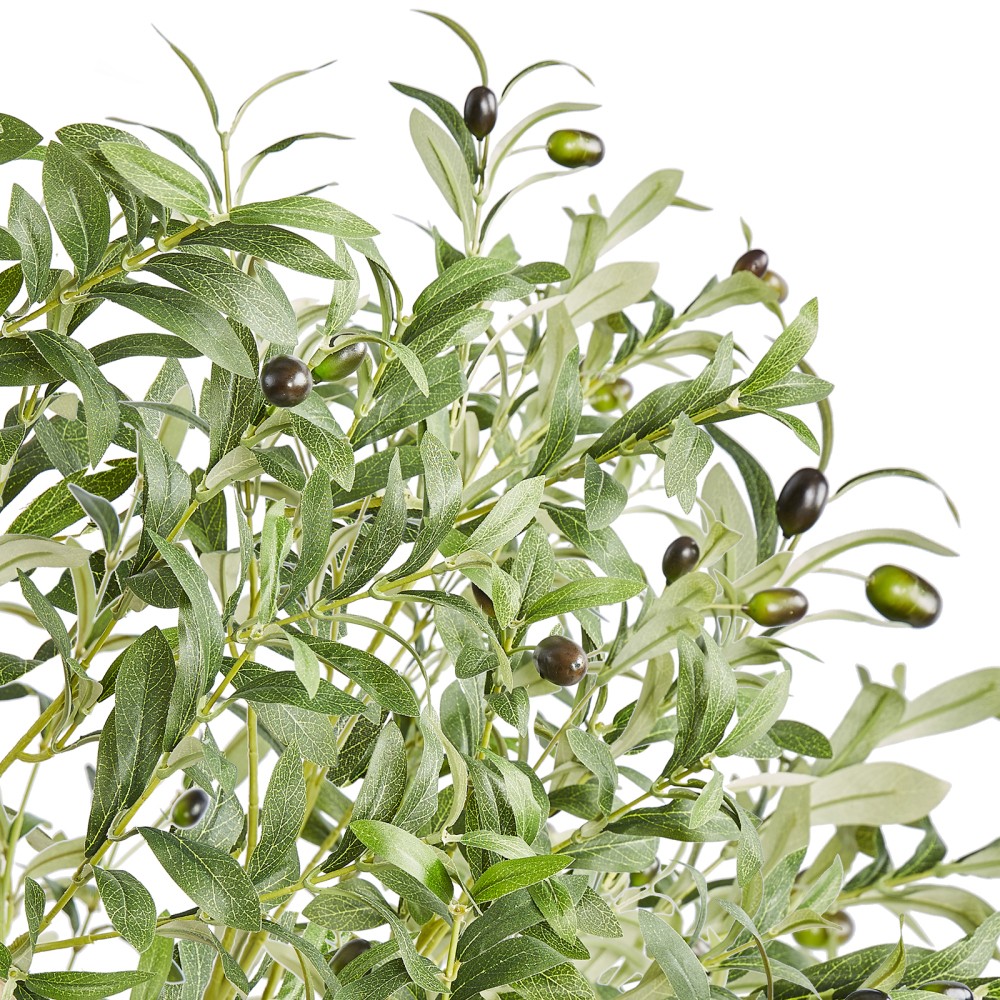 6FT Faux Olive Tree Anti-Tip Potted Plant Low Maintenance Indoor Outdoor Decor