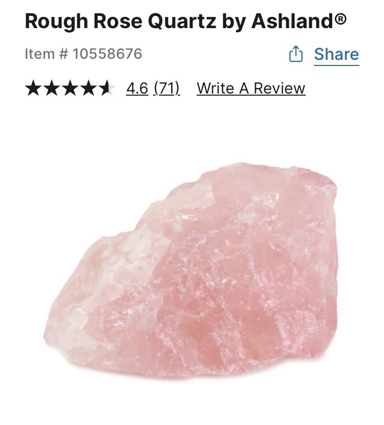 Ashland Decorative Filler Rocks Rose Quartz (5)