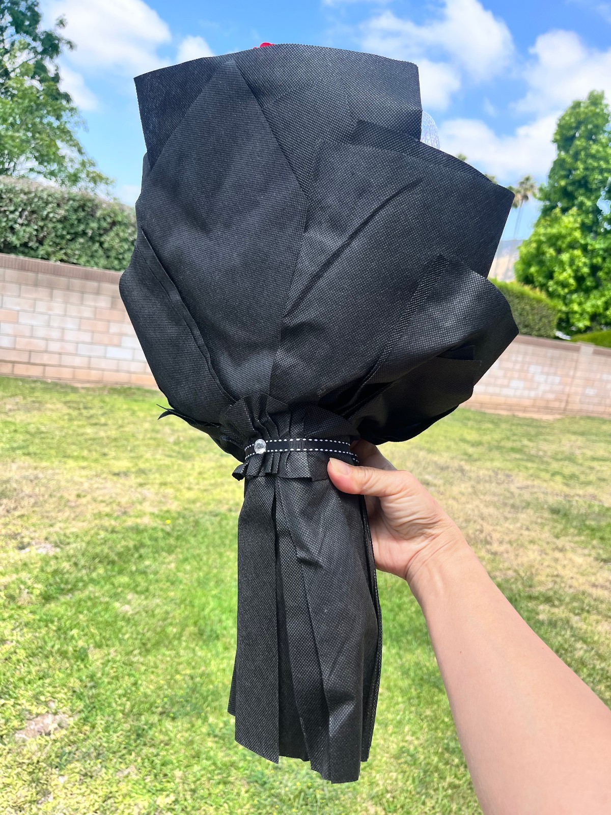 Graduation Bouquet with Teddy Bear, Ferrero Rocher & Red Roses
