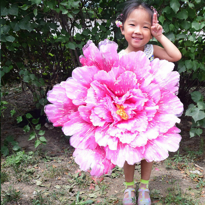 1X Big Silk Flower Artificial Fake Peony Dance Wedding Party Festival Decor New